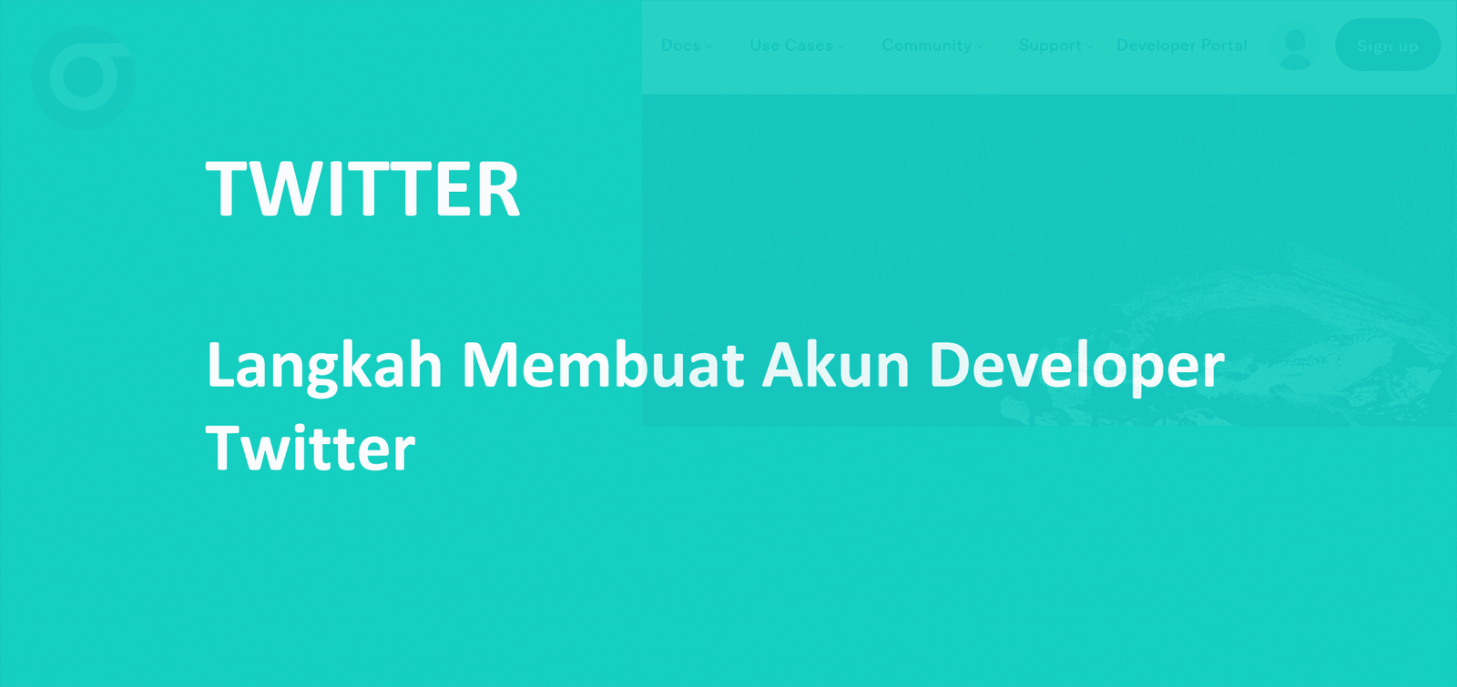 Langkah langkah membuat akun x twitter developer sainsdata id