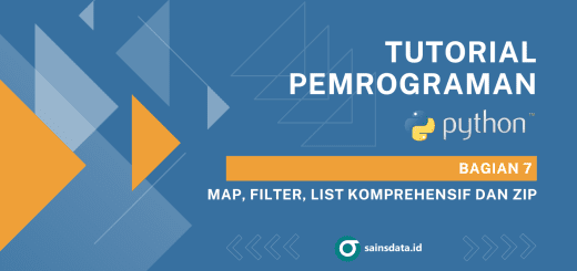 tutorial python list, map, filter, list komprehensif dan zip