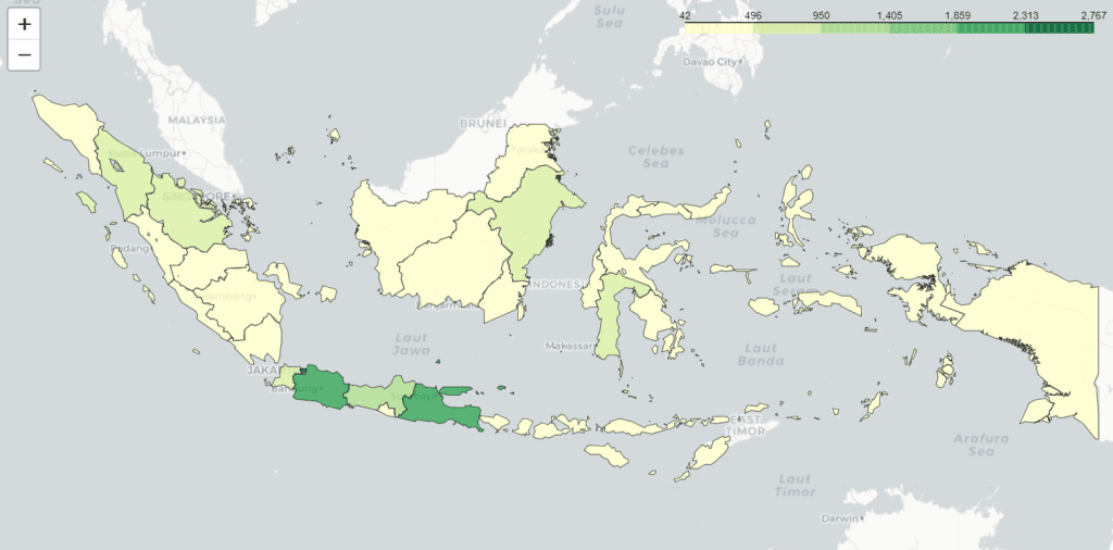 Peta Chorofleth dengan Folium Python