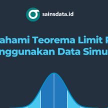 Memahami Teorema Limit Pusat (CLT) Menggunakan Data Simulasi