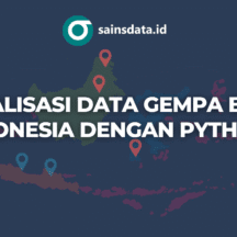 Visualisasi Data Gempa Bumi Indonesia dengan Python (sainsdata.id)