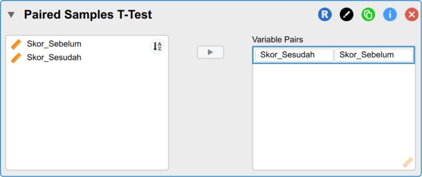 Variable Pairs JASP